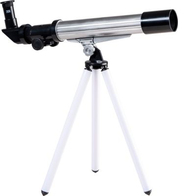 Experimentierset Teleskop 20-40x Mikroskop 600x Beleuchtung Zubehör 