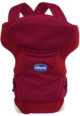 Сумка-кенгуру Go, Chicco, тёмно-красный