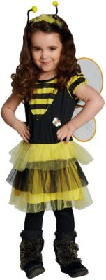 Biene Bienen Bienchen Kinder Karneval Fasching Kostüm 116-164 