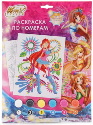 Раскраска по номерам "Winx Club"