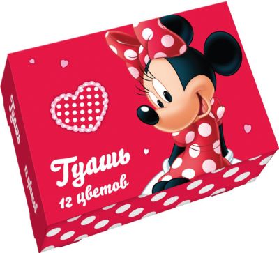 Гуашь "Минни Маус" 12 цветов