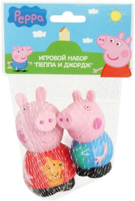 Игровой набор  "Пеппа и Джордж" 10 см, Свинка Пеппа
