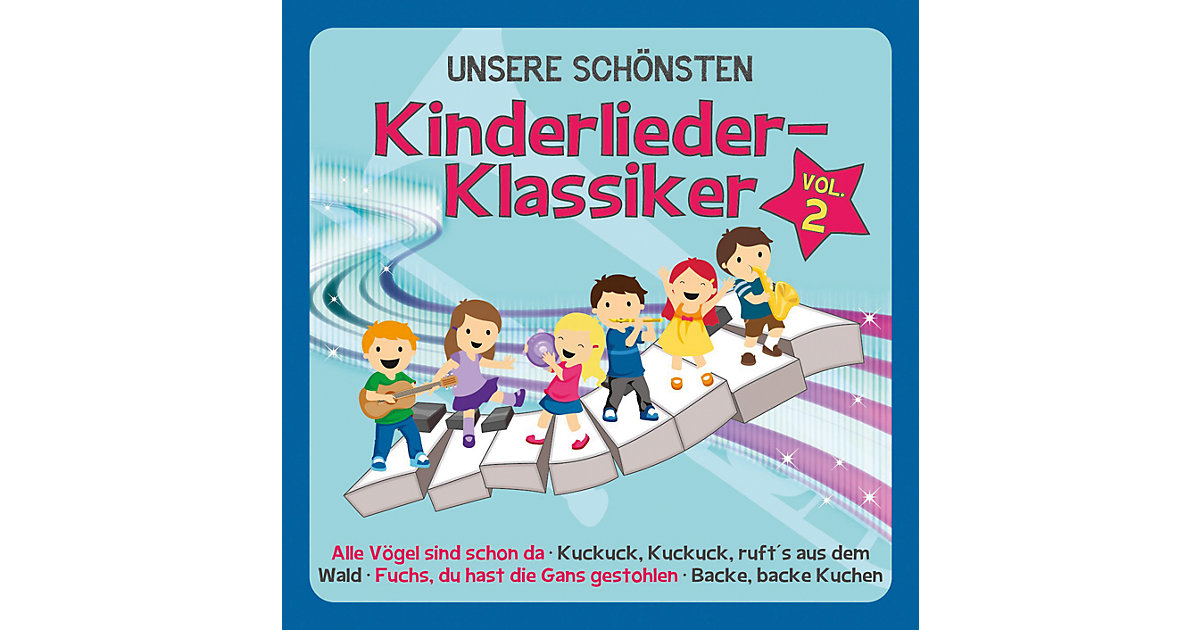 CD Die schönsten Kinderlieder Klassiker Vol. 2 Hörbuch