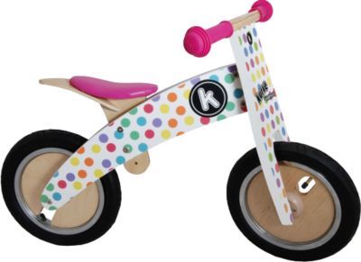 Laufrad Premium bunte Pnktchen rosa-kombi Gr. 12