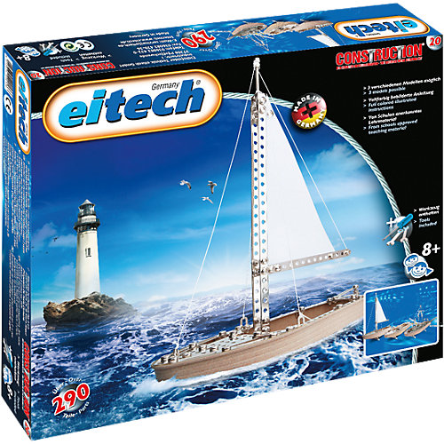 Металлический конструктор Eitech "Парусник", 290деталей от eitech
