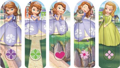 Набор закладок "Принцесса София" (5 шт)