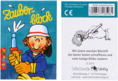 8 Zauberblöckchen Stifte Malbuch Mitgebsel Kinder Kindergeburtstag Lutz Mauder 