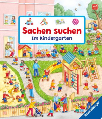 Buch - Sachen suchen: Im Kindergarten