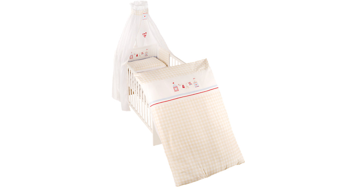 roba · roba Kinderbettgarnitur 4-teilig 100 x 135cm Sunny Day beige roba · roba Kinderbettgarnitur 4-teilig 100 x 135cm Sunny Day beige