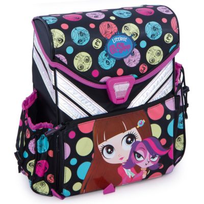 Школьный ранец Littlest Pet Shop с ортопедической спинкой