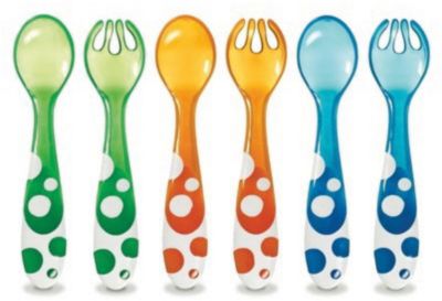 Набор ложки,вилки пластиковые 6 шт., Munchkin