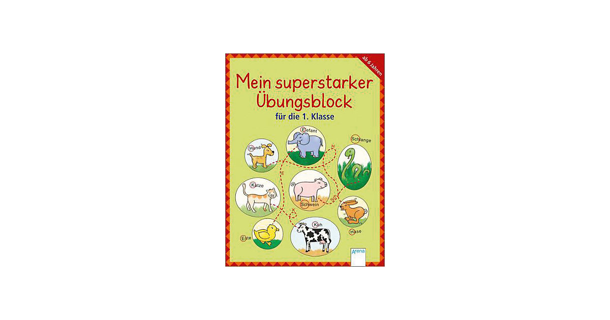 Buch - Mein superstarker Übungsblock die 1. Klasse Kinder