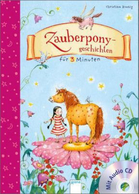 Buch - Zauberponygeschichten 3 Minuten, mit Audio-CD Kinder