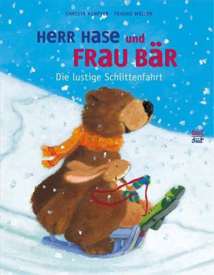 Buch - Herr Hase und Frau Bär: Die lustige Schlittenfahrt
