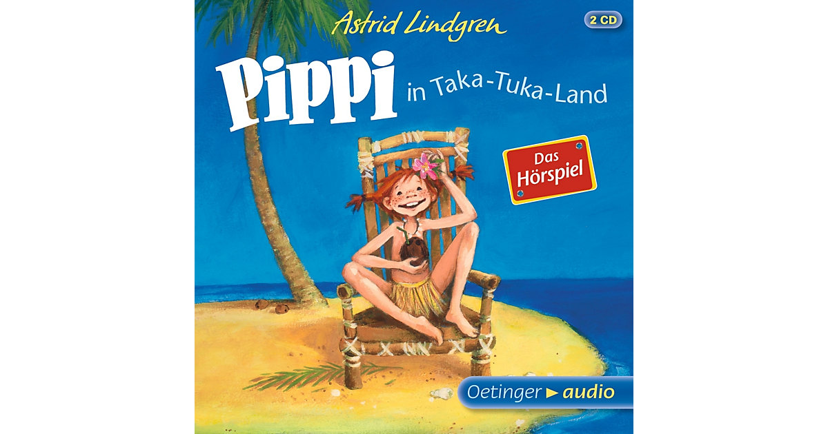 Pippi in Taka-Tuka-Land, 2 Audio-CDs Hörbuch
