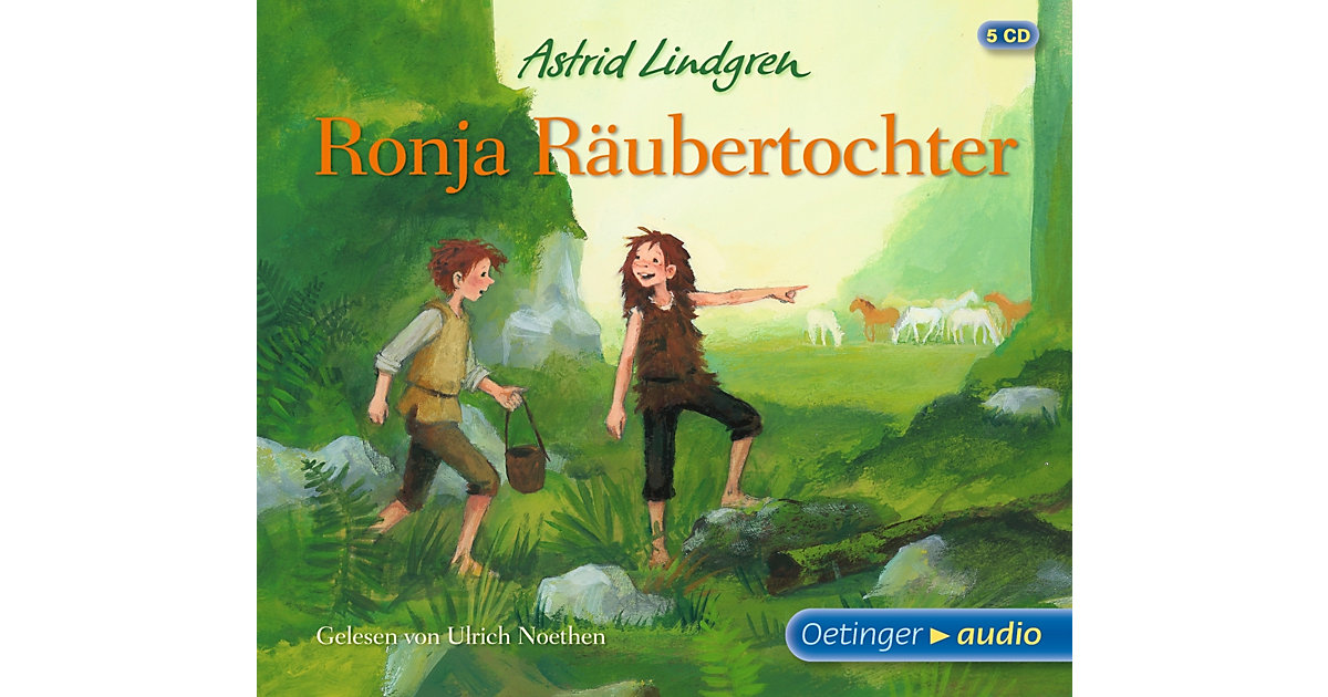 Ronja Räubertochter, 5 Audio-CDs Hörbuch