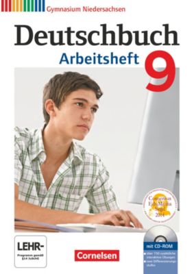 Buch - Deutschbuch, Gymnasium Niedersachsen: 9. Schuljahr, Arbeitsheft mit Übungs-CD-ROM