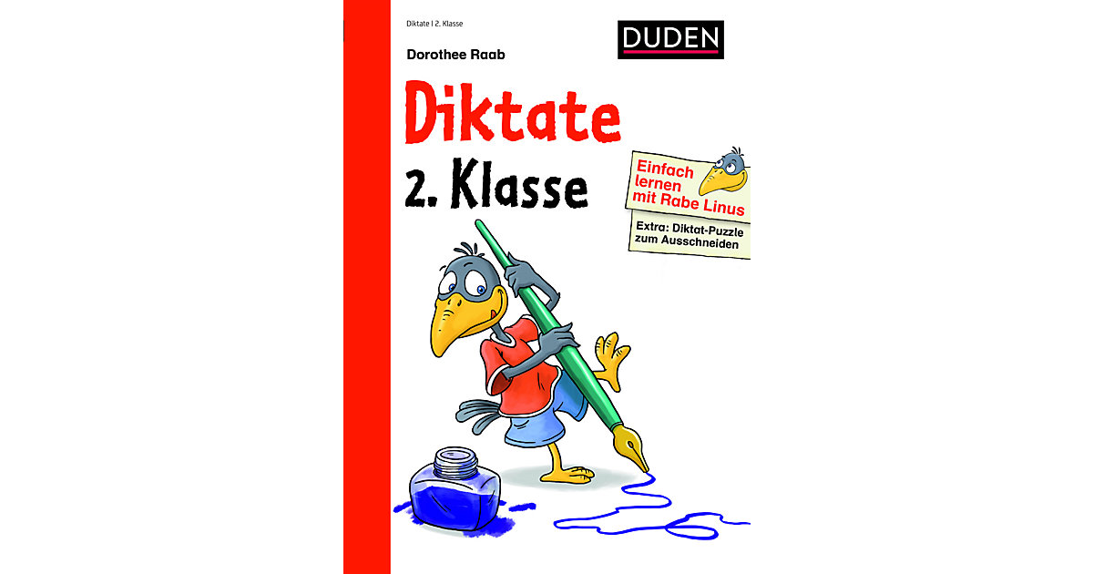 Buch - Einfach lernen mit Rabe Linus: Raab, Dorothee: Diktate, 2. Klasse