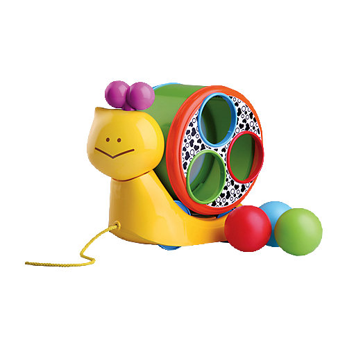 Игрушка "Веселая улитка" на веревочке, Bkids от Infantino BKids