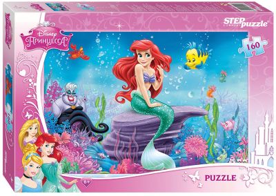 Пазл "Русалочка", 160 деталей, Disney Princess, Step Puzzle