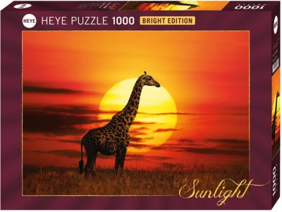 Пазл "Жираф на закате", 1000 деталей, Heye