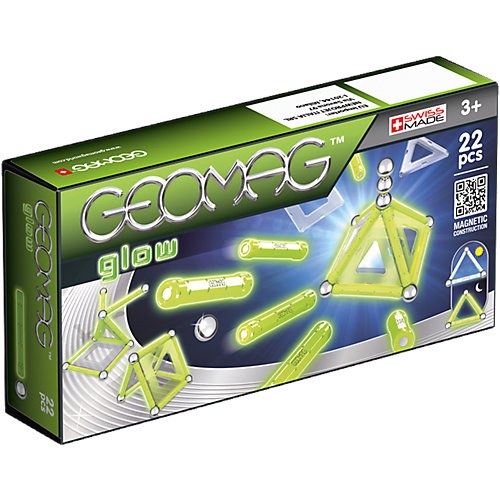 Магнитный конструктор Geomag "Glow", 22 детали от Geomag