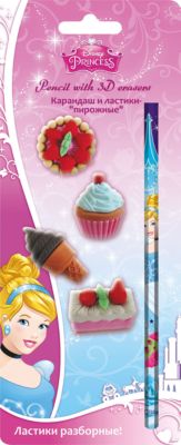 Канцелярский набор "Принцессы Дисней" (5 предметов)