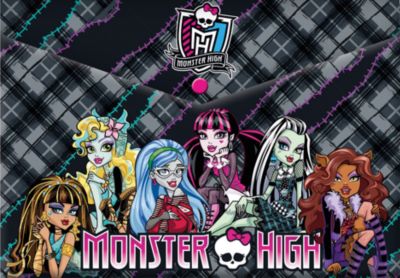 Папка-конверт А4 "Monster High" с застежкой