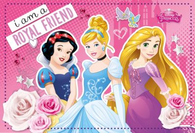 Подкладка А3 "Принцессы Дисней" для лепки и рисования