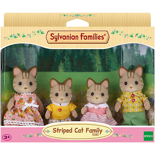 Набор "Семья Полосатых Кошек", Sylvanian Families от Эпоха Чудес