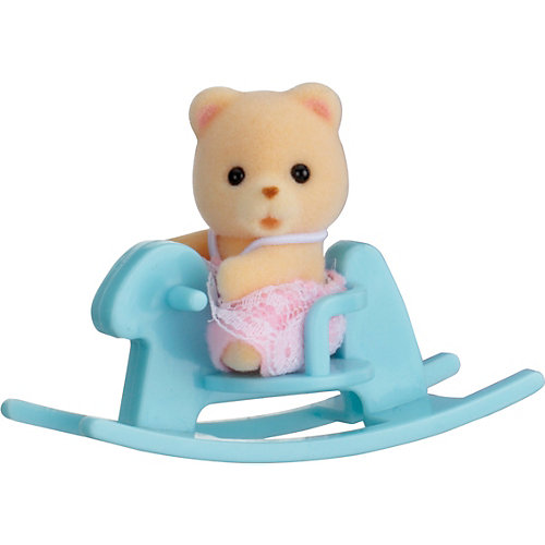Набор "Младенец в пластиковом сундучке " (медвежонок на качалке), Sylvanian Families от Эпоха Чудес