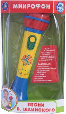 Микрофон с песнями В.Шаинского (5 песен, 5 мелодий), Умка