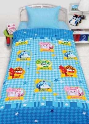 Постельное белье "Робокар Поли"