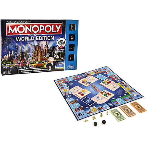 Монополия "Здесь и Сейчас. Всемирное издание", Hasbro от Hasbro