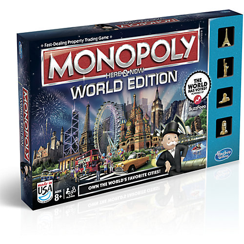 Монополия "Здесь и Сейчас. Всемирное издание", Hasbro от Hasbro
