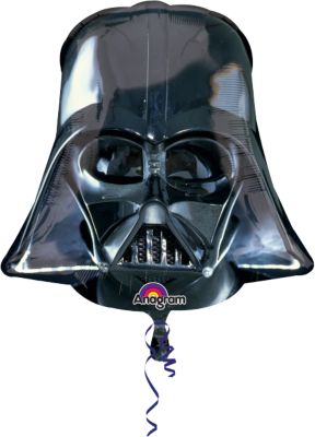 Image of Super Shape Darth Vader Helm Folienballon, 63 x 63 cm