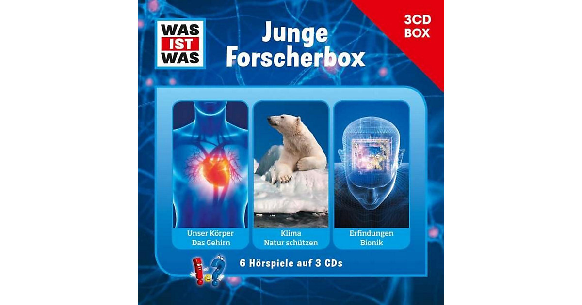 Spielzeug: Tessloff Verlag WAS IST WAS Hörspiele: Junge Forscher-Box, Audio-CDs Hörbuch