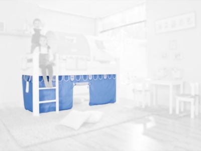 Vorhangset Spielbetten, hellblau Kinder