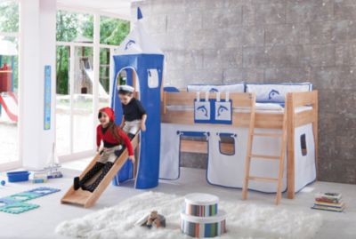 Vorhangset Mit Turm Fur Spielbetten Dschungel Relita Mytoys