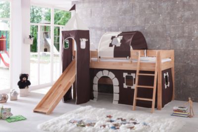 Vorhang+Turm für Hochbett Kinderbett Spielbett oder Etagenbett  Telig Spring Neu 