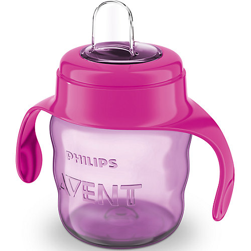 Чашка-поильник с носиком Comfort, 200 мл, Avent, сиреневый/розовый от PHILIPS AVENT