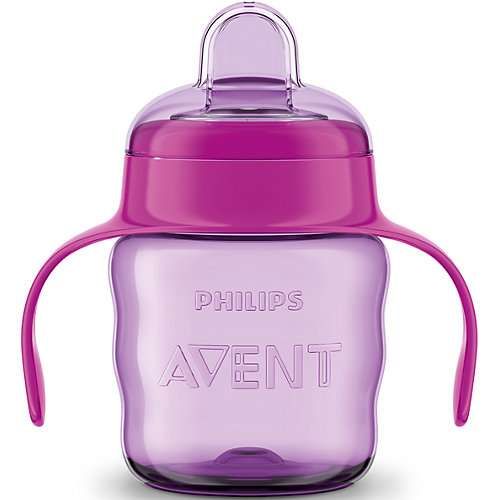 Чашка-поильник с носиком Comfort, 200 мл, Avent, сиреневый/розовый от PHILIPS AVENT