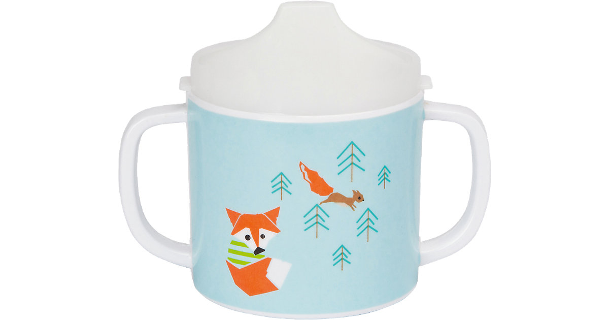LÄSSIG · LÄSSIG Melamin Tasse Little Tree Fox mit Silikon LÄSSIG · LÄSSIG Melamin Tasse Little Tree Fox mit Silikon
