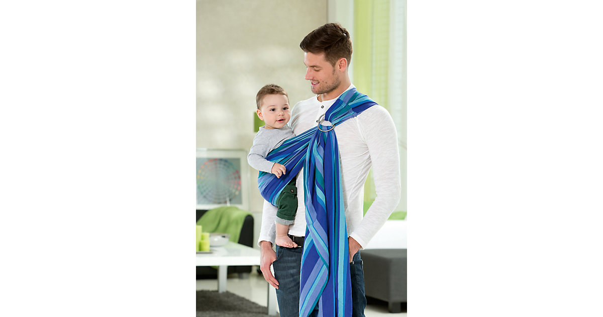 Tragetuch Ring Sling, laguna, 180 x 170 cm Tragetuch Ring Sling, laguna, 180 x 170 cm