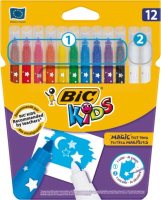 6 gratuits mehrfarbig BIC Kids Filzstifte bunt Lot de 18