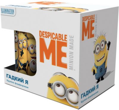 Фарфоровая кружка "Миньоны" 300 мл, в коробке