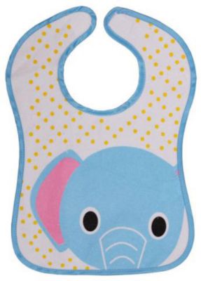 Нагрудник махровый "Слоник" Sevi baby, голубой