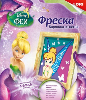 Фреска. Картина из песка "Фея Динь-Динь"