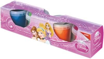 Тесто для лепки "Принцессы Disney", 4 цв.