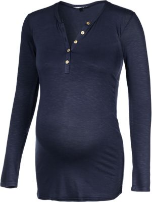 ENVIE DE FRAISE Stilllangarmshirt Tunisien dunkelblau Gr. 44 Damen Kinder